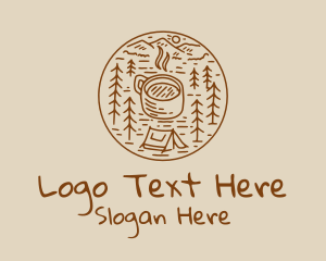 Rustic Coffee Camp Logo