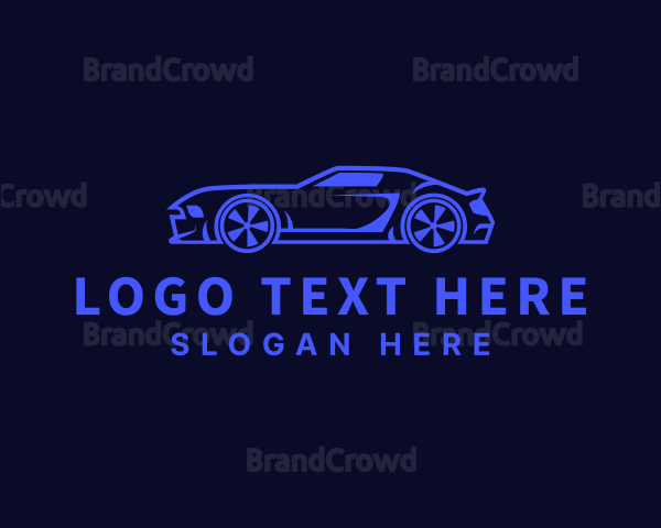 Racing Car Automobile Logo