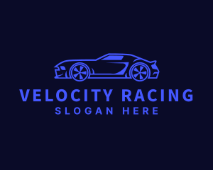 Racing Car Automobile  logo design