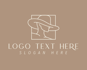 Tailor - Fashion Model Hat logo design