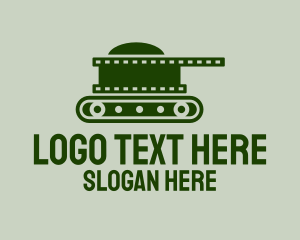 Documentary - War Tank Film logo design