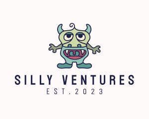 Silly Gargoyle Monster logo design