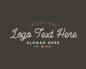 Quirky - Hipster Star Brand logo design