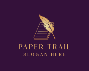 Document - Paper Quill Document logo design