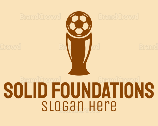 Soccer Trophy Cup Logo