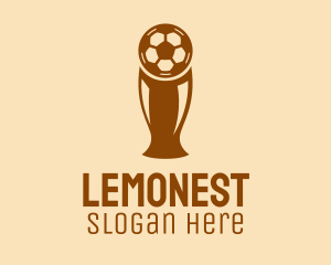 Soccer Trophy Cup  Logo