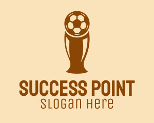 Achievement - Soccer Trophy Cup logo design