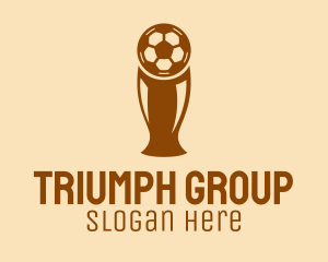 Achievement - Soccer Trophy Cup logo design