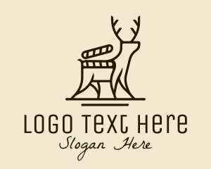 Clapper Board - Deer Nature Documentary logo design