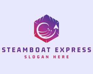 Express Arrow Package Logistics logo design