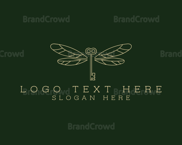 Dragonfly Key Wing Logo