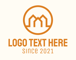 Lot - Orange Home Real Estate logo design