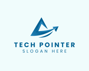 Pointer - Business Arrow Pointer Letter A logo design