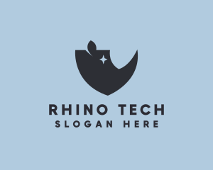 Rhino - Wildlife Rhino Head logo design