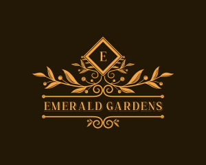 Floral Wedding Event logo design