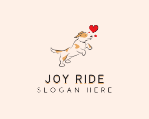 Happy Heart Dog logo design