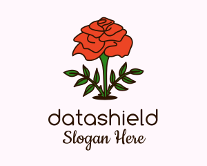 Rose Plant Badge Logo