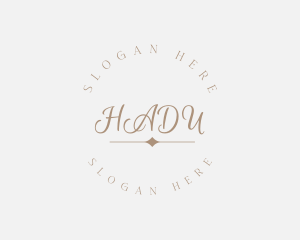 Round Cursive Business Logo