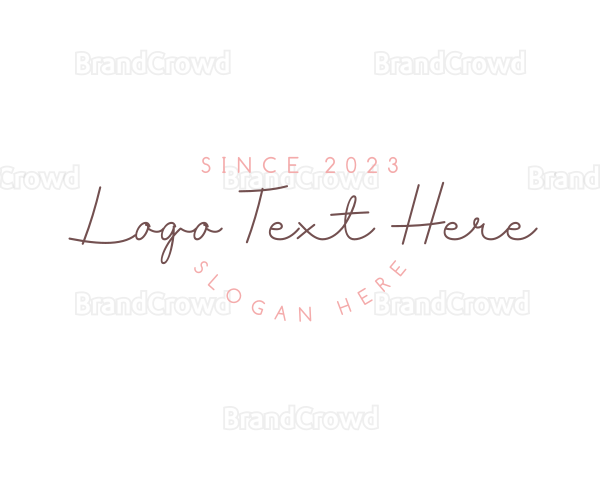 Classy Feminine Business Logo