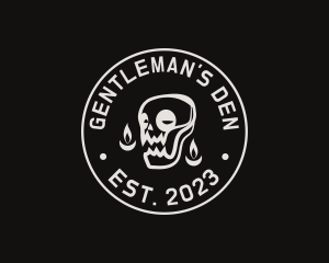 Skull Tattoo Seal logo design