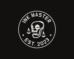 Tattoo - Skull Tattoo Seal logo design