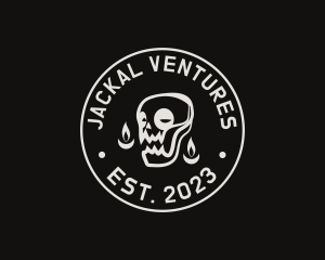 Skull Tattoo Seal logo design