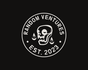 Skull Tattoo Seal logo design