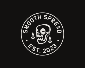 Skull Tattoo Seal logo design