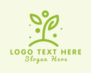 Seedling - Human Vegan Nutritionist logo design