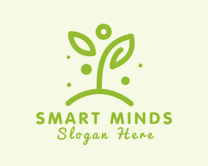 Eco - Human Vegan Nutritionist logo design