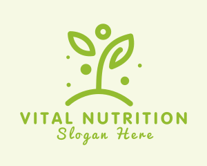 Nutritionist - Human Vegan Nutritionist logo design
