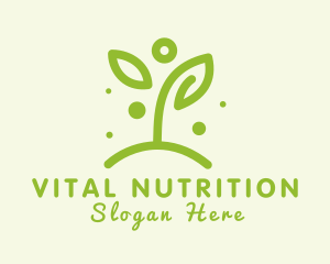 Human Vegan Nutritionist logo design