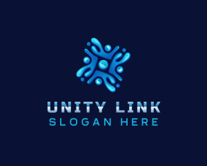 People Unity Partnership logo design