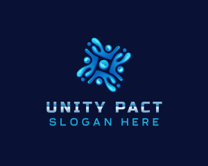 People Unity Partnership logo design