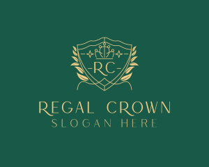 Crown Shield Royalty logo design