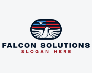 American Veteran Eagle logo design