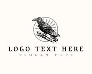 Crow - Crow Bird Animal logo design