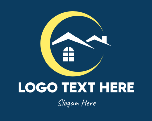 Night - Night Time Property logo design