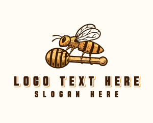 Honey Bee Dipper Logo