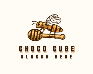 Ecology - Honey Bee Dipper logo design