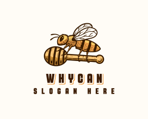 Honey Bee Dipper logo design