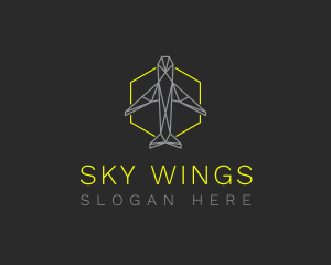 Aircraft - Modern Aircraft Flight logo design