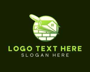 Builder - Brick Masonry Builder logo design