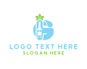 Tropical - Surfer Boutique Letter G logo design