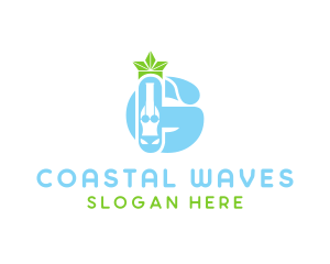 Shore - Surfer Boutique Letter G logo design