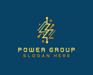 Tech Energy Power Charge Logo
