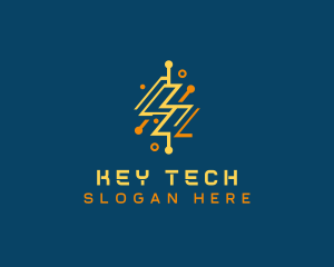 Tech Energy Power Charge logo design