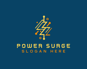 Charge - Tech Energy Power Charge logo design