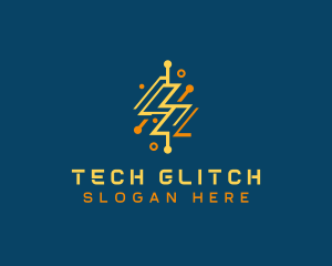 Tech Energy Power Charge logo design