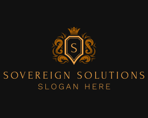 Sovereign - Majestic Royal Shield logo design